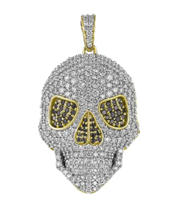 High on Demand New Design High Quality Hip Hop Pendant Iced Out Rapper Necklace <b>Diamond</b> Silver Plated at Wholesale Price - Product Image 3