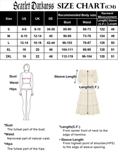 Abito Maxi da donna SL0506S24 a strati con maniche 3/4 a tracolla all'ingrosso Maxi abito vittoriano rinascimentale - Product Image 6