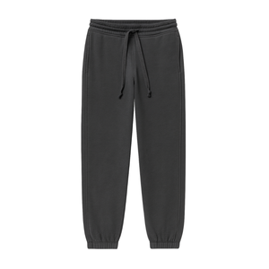 Pantalons de jogging en molleton français pour femmes, 100% coton biologique de luxe, pré-rétréci, certifié GOTS, coupe ajustée décontractée, doux et de qualité supérieure - Product Image 1