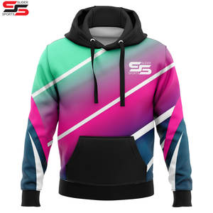 Venta caliente al por mayor Sudaderas Sublimación Impresión completa Hombres Sudadera con capucha Mujeres Sudadera con capucha Personalizado 3D logo Sudaderas con capucha - Product Image 2