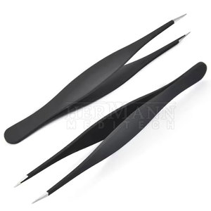 Pince à épiler professionnelle en acier inoxydable pour salon et usage domestique, outil de précision pointu, réutilisable et léger pour des sourcils parfaits - Product Image 6