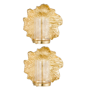 Antique Gold Aluminium Votive Stand Leaf Shape Tree Petal Design Tabletop Decorative <b>Salad</b> <b>Tools</b> Metal Casting Finished Antique - Product Image 6