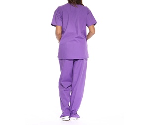 Wholesale Hospital Medical Men <b>Doctor</b> Scrub Suits Stretchy Nursing Surgical Scrub Uniforms <b>Sets</b> with Knitted Fabric for Men - Product Image 2