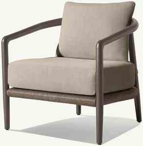 Chaise longue minimaliste moderne en teck pour l'extérieur Patio Meubles en bois Conception tissée en corde pour hôtels Villas Salons Appartements - Product Image 3