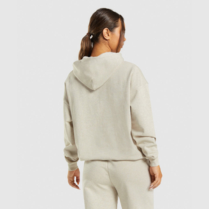 Femmes Harajuku Style sweat à capuche ample pantalons de survêtement chauds 100% coton Vintage polaire avec lettre imprimé gants décontractés et mitaines ensemble - Product Image 2