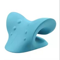 Oreiller de traction cervicale en plastique PP pour étirement du cou et des épaules, dispositif de chiropratique, options de couleur et de taille personnalisées