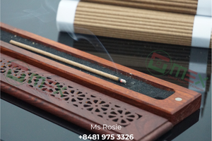 Encens naturel au fil de bois d'agar avec parfum de bois de santal et d'ambre gris pour toutes les saisons-automne printemps été hiver - Product Image 2