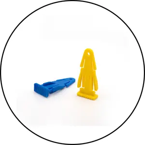 Drum plastik segel keamanan digunakan untuk mengunci cincin penjepit Drum segel plastik tahan lama harga bagus