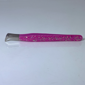 Pinzas para pestañas postizas Acero inoxidable Calidad fina Recto y curvado Top Lash Tweezes Suministros de extensión de pestañas - Product Image 2