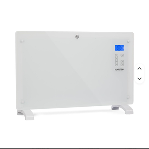 Radiateur Convecteur Mural Portable 2000W avec Télécommande et Contrôle par Application, Affichage de la Température, Minuteur 7 Jours, Classe IP24, Économe en Énergie pour Pièces de 20m² - Product Image 1
