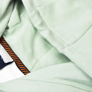 Sudadera con capucha de lana bordada de 400GSM al por mayor cremallera doble completa con cremallera OEM algodón básico mezclado para el invierno - Product Image 2