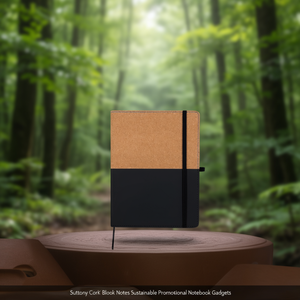 Blocco Note in Sughero Suttony, Quaderno Promozionale Sostenibile - Product Image 3