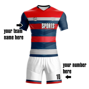 Venta caliente clásico personalizar fútbol Jersey Kits para niños de alta calidad de rayas de fútbol uniforme de fútbol Jersey - Product Image 3