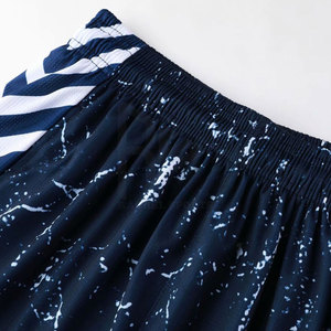 Pantalones cortos de fútbol personalizados al por mayor, ropa deportiva de malla de poliéster de doble capa con función de secado rápido, logotipo impreso, nombre para adultos, 2024 - Product Image 6