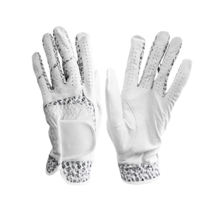 Custom Designed Breathable Golf Gloves for <b>Men</b> Women Sheepskin Material with Printed Logo Sublimation <b>Lycra</b> for Outdoor Sports - Product Image 1