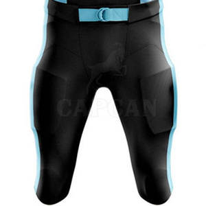 Uniforme de course de football américain pour hommes Logo imprimé personnalisé et modèles de sports d'équipe Ensemble de vêtements de couleur unie - Product Image 4