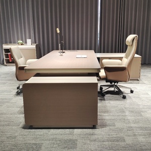 Escritorio Ejecutivo Ergonómico Moderno de Lujo, Madera Duradera Ecológica, Garantía de 5 Años, Almacenamiento Multifuncional, Fácil Montaje - Product Image 6