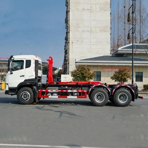 Camión de carga de basura con gancho elevador de 20 toneladas, vehículo de recolección de residuos hidráulico de 6x4 en Japón para importación - Product Image 3