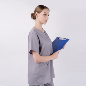 Uniforme d'hôpital de qualité supérieure, nouveau modèle 2026, pour infirmières et médecins, en poly rayon spandex extensible dans les 4 sens - Product Image 2
