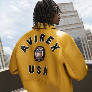 Chaqueta de Cuero Avirex para Hombre, Chaqueta de Piloto de Cuero Genuino, Chaqueta de Aviador, Chaqueta de Invierno Avirex Icon, Proveedor Mayorista - Product Image 6