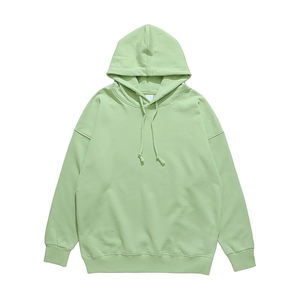 Sweat-shirts et sweats à capuche pour hommes en coton 100% lourd, couleur unie, impression sérigraphique personnalisée, hiver - Product Image 2