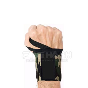 สายรัดข้อมือยกน้ำหนักแบบหนาพิเศษ ปรับได้ สำหรับฟิตเนส ขายส่ง สายรัดข้อมือออกกำลังกายแบบกำหนดเองได้ - Product Image 4