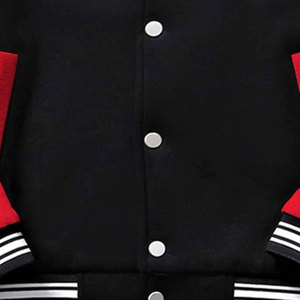 Vestes universitaires pour hommes en coton et laine de haute qualité, imperméables et respirantes, avec col montant, couleurs personnalisées, logo, idéales pour l'hiver - Product Image 6