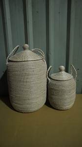 Paniers en rotin Vietnam Organisateur décoratif en matériau naturel tissé à la main pour les magasins Designs élégants de 99GD - Product Image 6