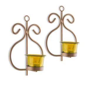 Candelero de Metal de hierro de la mejor calidad, candelabros de pared para interiores y exteriores, decoración del hogar, portavelas para Navidad, otras ocasiones - Product Image 6