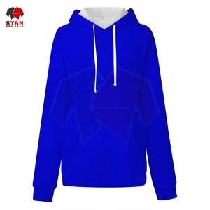 Ryan Pro Gear personalizado mujer Casual moda Sudadera con capucha bordado Color sólido 100% poliéster logotipo personalizado transpirable - Product Image 6