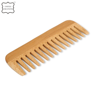 Peigne en bambou à dents fines biodégradable écologique fabriqué à la main personnalisé peigne en bambou en bois pour usage domestique - Product Image 3