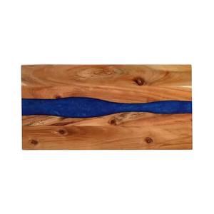 Tabla de quesos de madera de acacia de resina más Popular, bloques de cortar rectangulares personalizados, calidad, venta al por mayor, estilo natural - Product Image 1