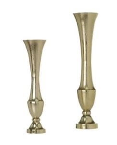 Vase à fleurs en métal couleur cuivre fleurs décoratives pour mariage indien haute vente Design personnalisé Vase à fleurs en métal couleur cuivre - Product Image 4