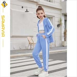 ชุดกีฬาสำหรับเด็กผู้ชายเด็กผู้หญิงมีฮู้ด - Product Image 3