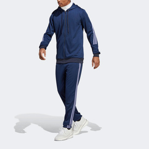 Conjunto Deportivo MESS SPORTS de Dos Piezas con Rayas y Manga Larga para Hombre - 100% Poliéster Transpirable y Ligero para Verano - Product Image 1