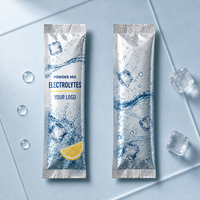 Sachets en aluminium imprimés sur mesure pour les compléments en poudre, les mélanges d'électrolytes et les boissons hydratantes