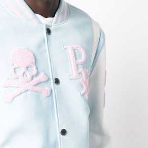 Chaqueta para Hombre, OEM, Venta al Por Mayor, Chaquetas Varsity Unisex Personalizadas, Alta Calidad, Ecológicas, de Secado Rápido, con Frente de Lona, Estilo Casual - Product Image 5