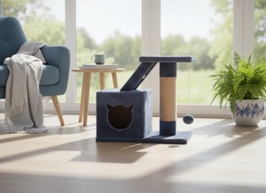 เสาข่วนเล็บคุณภาพสูง Amistar Sea Breeze สำหรับแมวทุกสายพันธุ์และทุกขนาด - Product Image 3