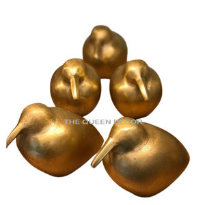 Escultura decorativa chapada en plata con forma única de Metal de aluminio de lujo moderno Mesa de hogar de diseño fabuloso - Product Image 4