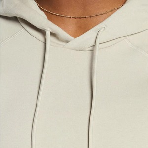 Sudadera corta para mujer, de felpa premium, venta al por mayor, personalización OEM, venta de fábrica - Product Image 6