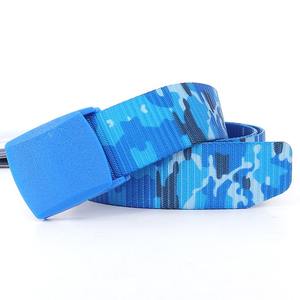 Cinturón informal para exteriores para hombre con liberación rápida suave POM Nylon negro barato y hebilla de acero plástico Poliéster-Alta visibilidad - Product Image 4