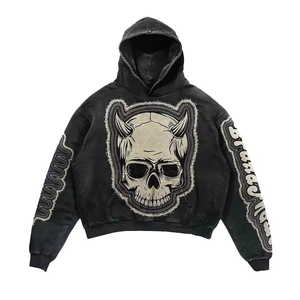 Sudaderas con capucha informales y sudadera de calidad superior para hombre, sudaderas con capucha de talla grande para hombre, venta en línea, mezcla de algodón - Product Image 1