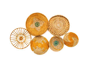 แผ่นแขวนผนังลายหญ้าทะเลงานแฮนด์เมดแบบพรีเมี่ยมสไตล์เวียดนามสำหรับตกแต่งบ้านสำนักงานโรงแรมและรีสอร์ท - Product Image 3