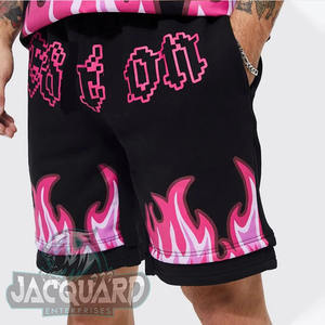 Chándal de 2 piezas personalizado de verano, conjunto corto de camisetas, chándal Unisex estampado de manga corta, pantalones cortos de verano, conjunto de camisetas para hombres - Product Image 4