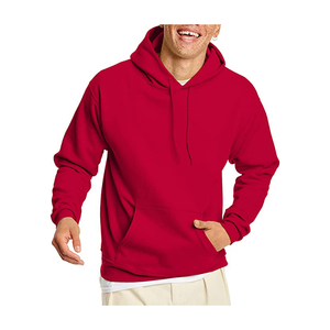 Sudadera con capucha de algodón Premium 100% para hombre, sudadera de invierno de tela de rizo francés de gran tamaño con estampado Digital bordado Puff - Product Image 1