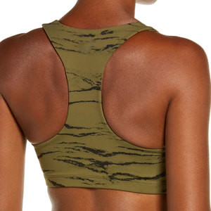 Soutien-gorge de sport de yoga à soutien élevé pour femmes Col rond Spandex/Nylon Tissu Léger Respirant Personnalisable Couleurs/Logos - Product Image 3