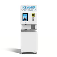 Fabricant de distributeurs automatiques Haloo, distributeur automatique de glace et d'eau 3-en-1 en libre-service, distributeurs automatiques de glace et d'eau commerciaux