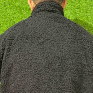 Último diseño de gran tamaño Sherpa 100% algodón pulóver sudaderas con capucha peso pesado cálido sudadera para hombres niños con ropa de calle bordada - Product Image 5
