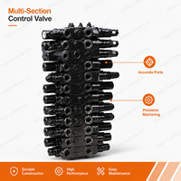 K1036810A DX60 DH60 DX50 : Vanne de commande hydraulique principale Doosan, distributeur MCV, vanne multivoies, pièces détachées pour excavatrice