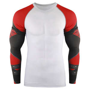 Wholesale Full Sleeve <b>MMA</b> <b>Rash</b> <b>Guard</b> Custom Digital Print Quick Dry Spandex/Polyester Unisex Adult <b>Rash</b> <b>Guards</b> - Product Image 4